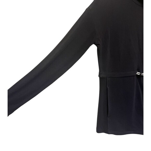 FJ FOOT JOY Black Long Sleeve Funnel Collar Pullover Golf Outdoor Logo Women's S - Picture 4 of 8